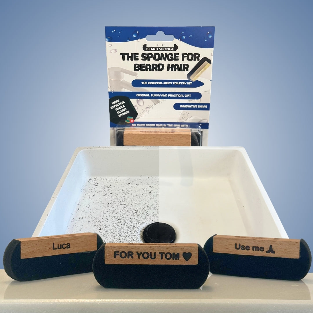 Beard Sponge: Le gadget magique - cadeau drole et pratique