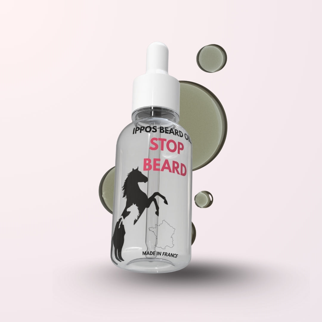 IPPOS Stop Beard – Huile naturelle régulatrice de pousse