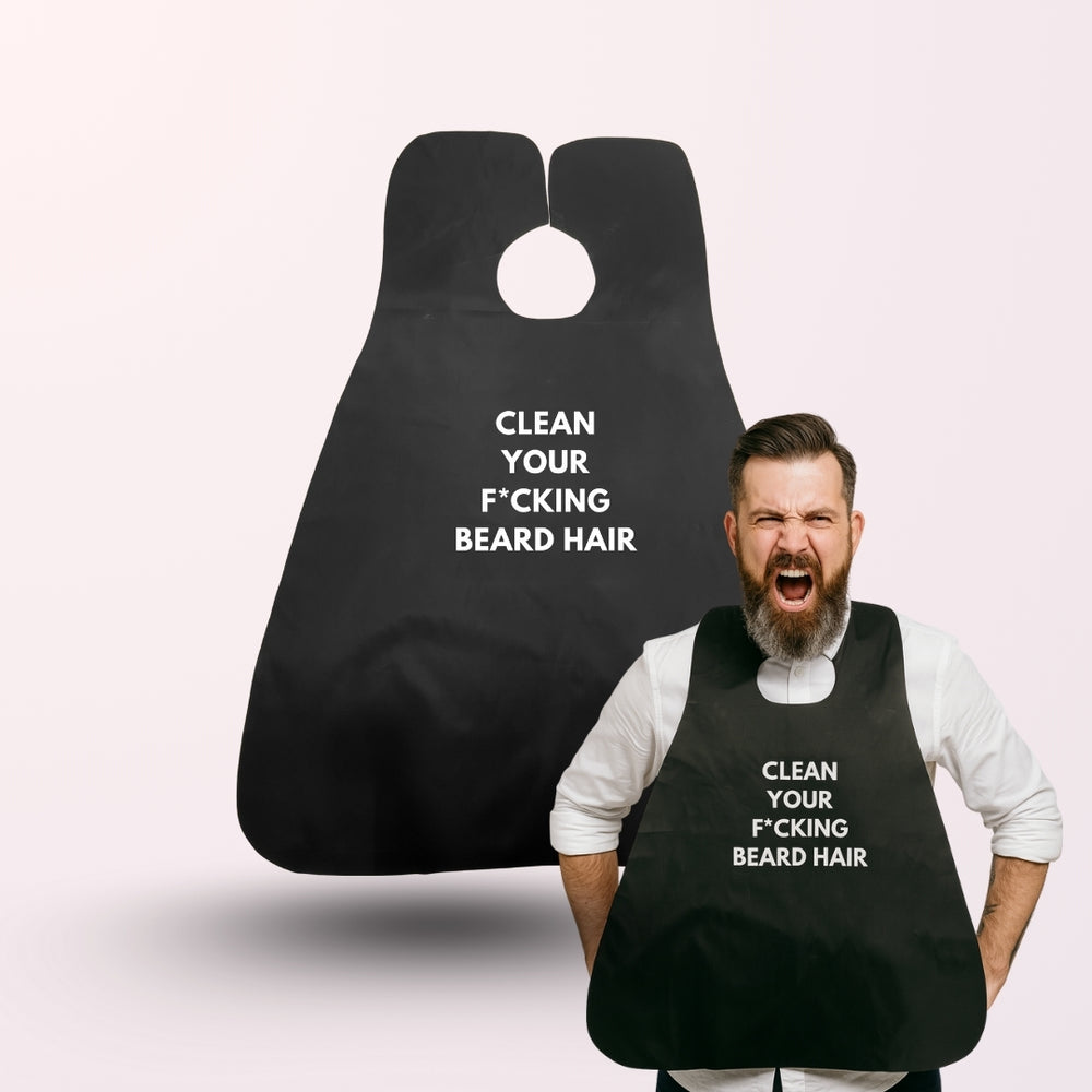 Tablier de barbe "Clean your F*cking Beard Hair"
