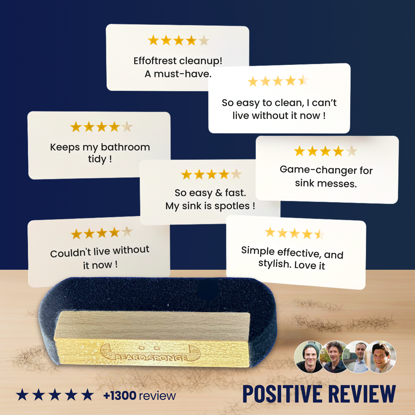 Beard Sponge: Le gadget magique - cadeau drole et pratique