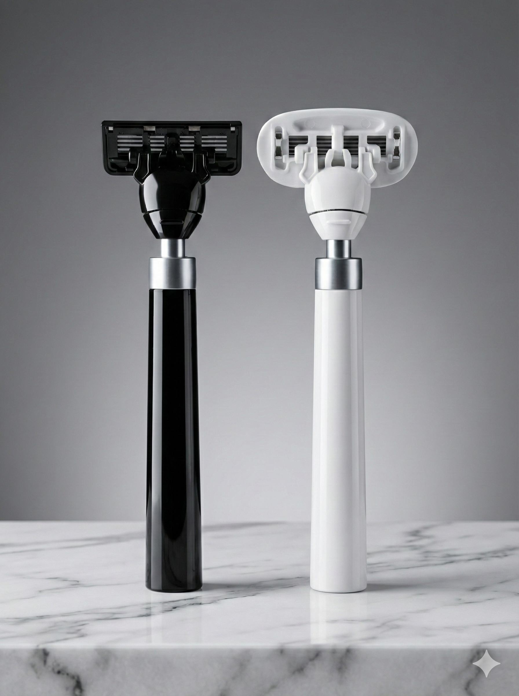 Ippos beard –  Rasoirs Premium Noir & Blanc Édition Luxe