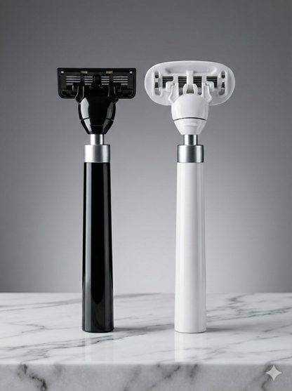 Ippos beard –  Rasoirs Premium Noir & Blanc Édition Luxe