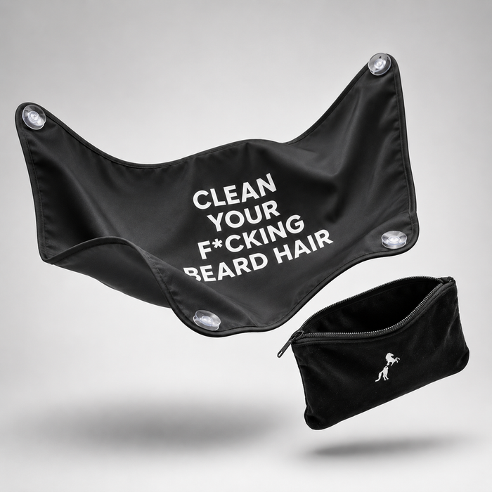 Sink Apron for Beard Hair with Suction Cups 