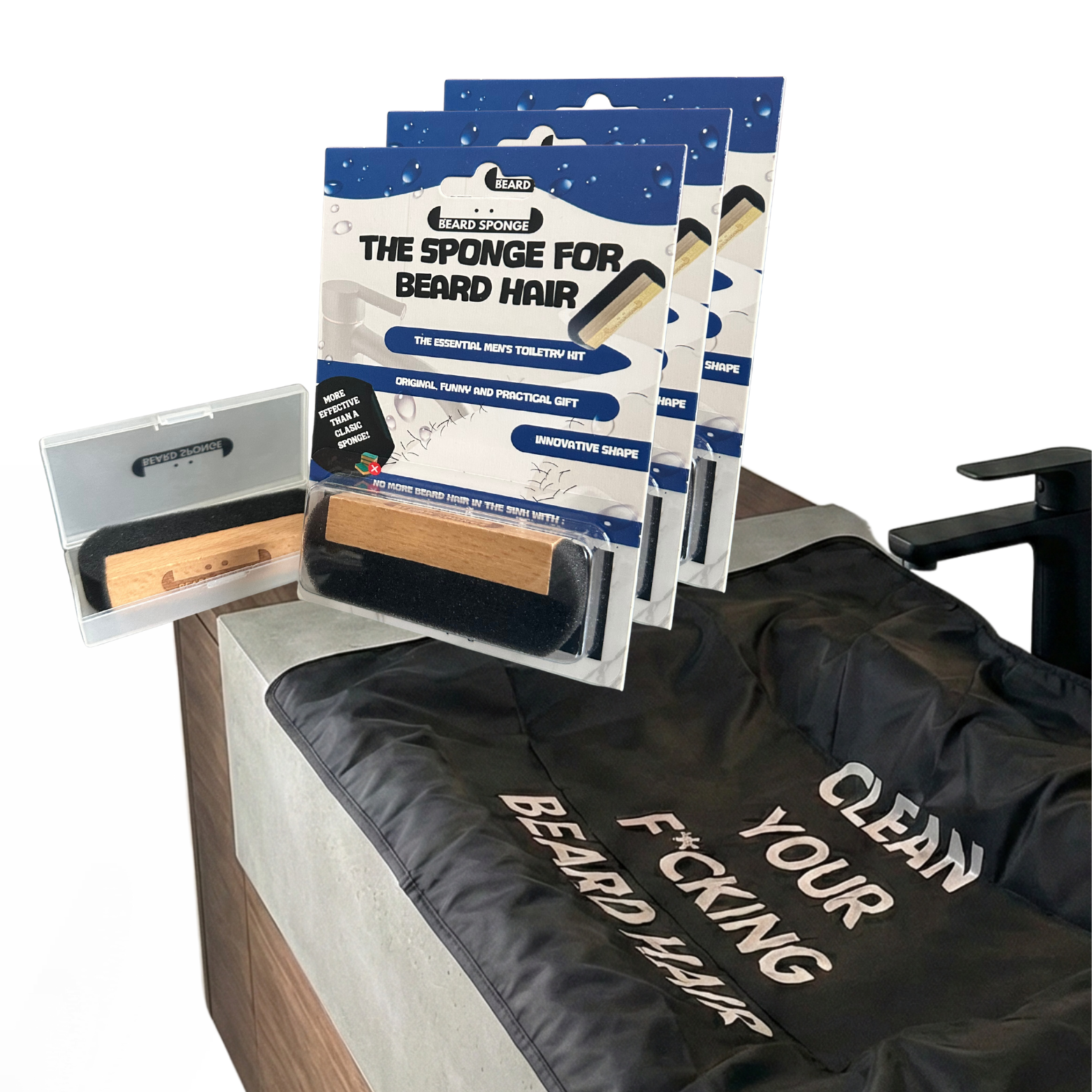 Beard Sponge: L'éponge magique pour poils de barbe !
