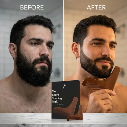 Guide de Rasage - Outil de Traçage et Définition des Contours de Barbe