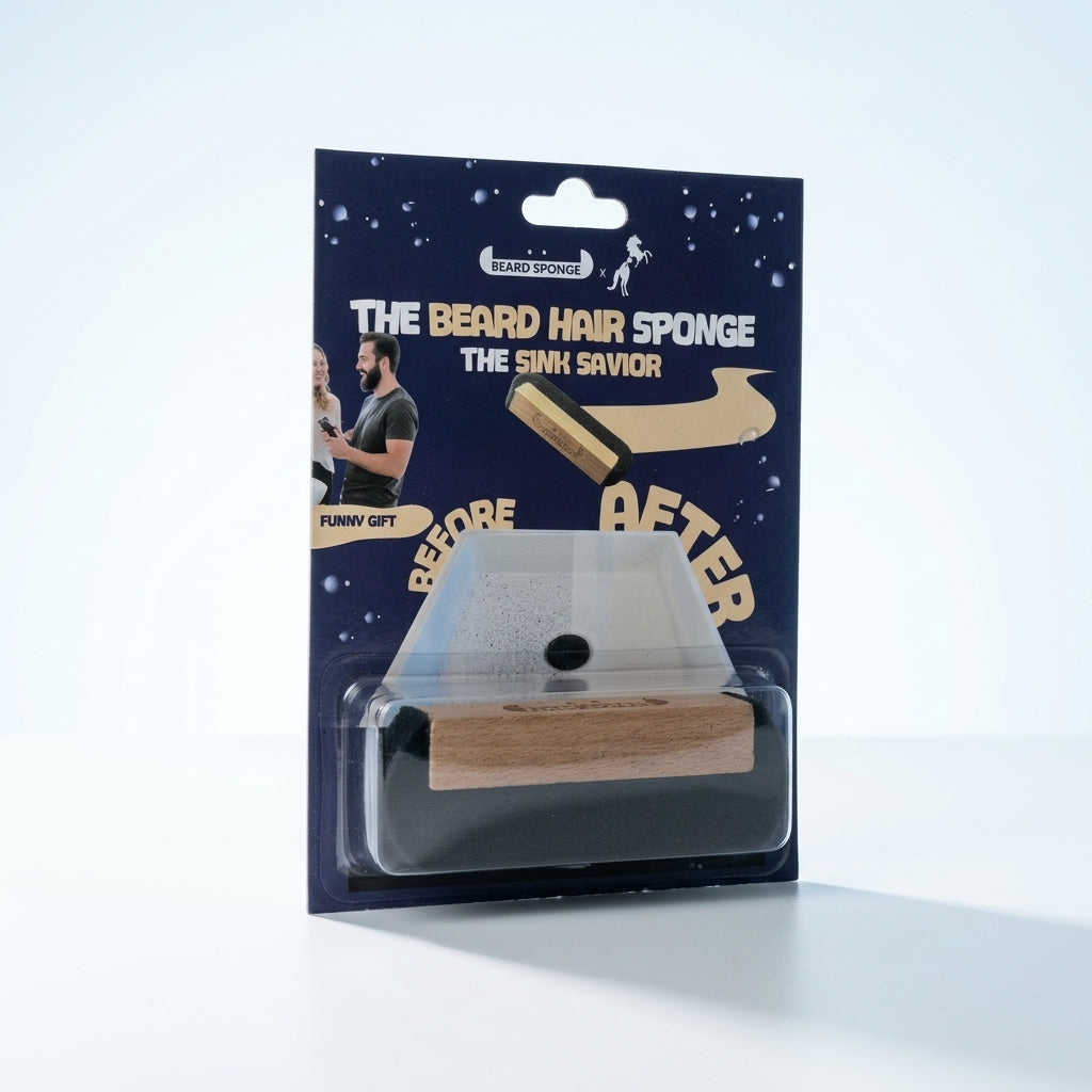 Beard Sponge: L'éponge magique pour poils de barbe !