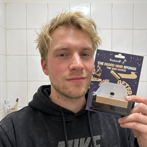 James avec la Beard Sponge